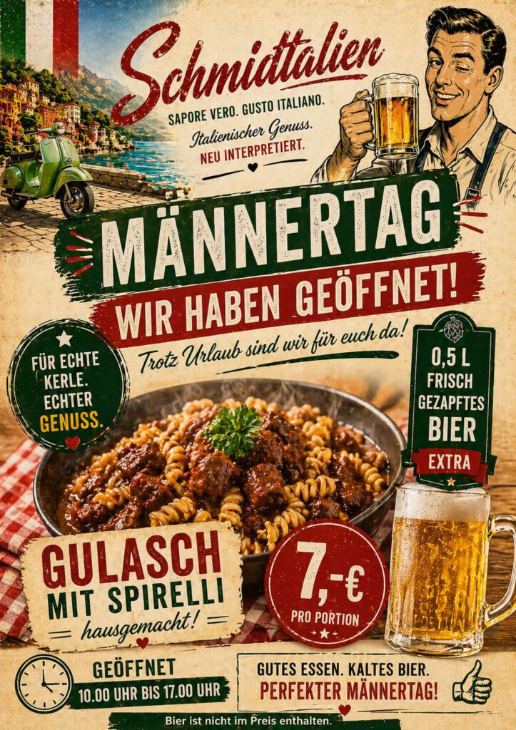 Männertag Dommitzsch Schmidtalien Angebot